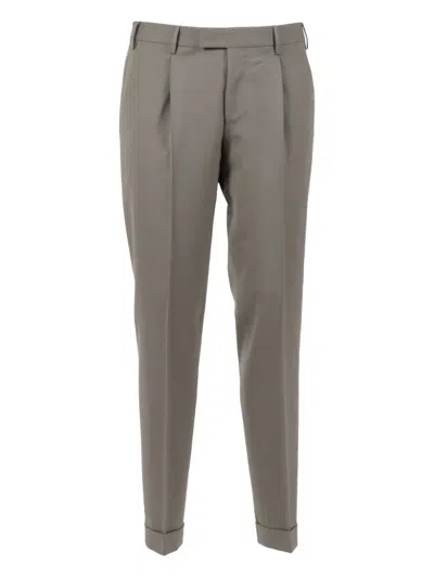 PT TORINO SINGLE-PLEAT TURN-UP TROUSERS