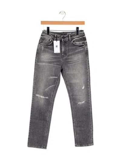 Pre-owned Pt Torino Skinny Jeans In Gray