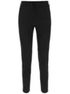 Pt Torino 'new York' Black Pants With Belt Loops In Black