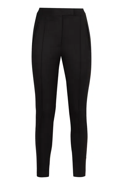 Pt Torino Satin Trousers In Black