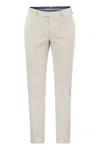 Pt Torino Casual Trousers With Waist Belt Loop In Neutral