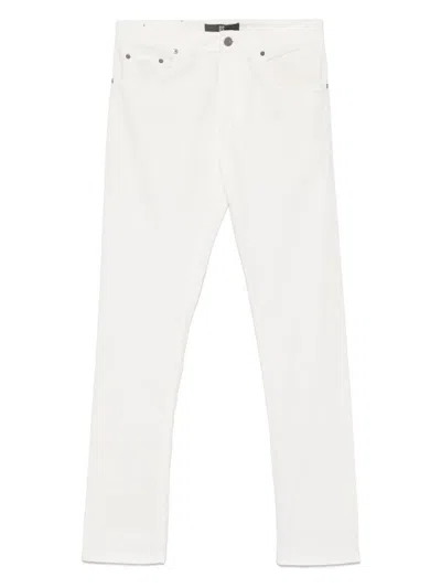 Pt Torino Skinny Trousers In White