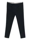 Pt Torino Slash-pocket Trousers In Black