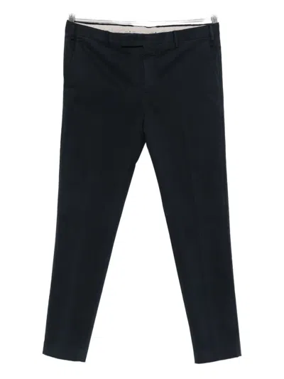 Pt Torino Slash-pocket Trousers In Black