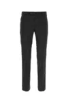 Pt Torino Dark Grey Stretch Cotton Chino Pant In Grigiomedio