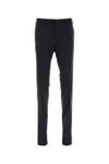 Pt Torino Wool Pant With Stretch And Pockets In Black