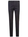 Pt Torino Pressed-crease Tapered Trousers In Blue