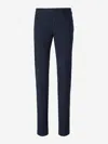 Pt Torino Slim Chino Pants In Blue