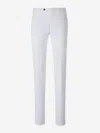 Pt Torino Slim Fit Stretch Chino Pants In Beige