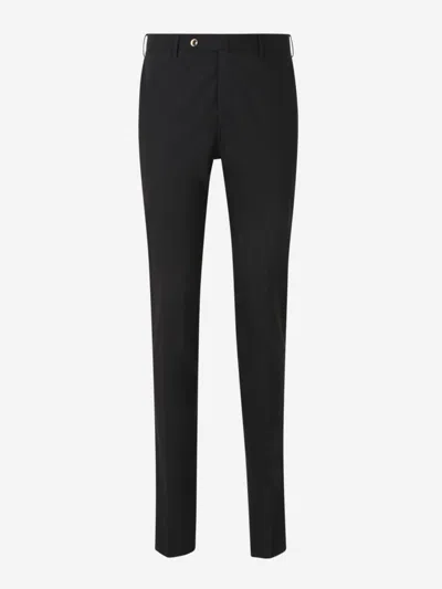 Pt Torino Slim Chino Trousers In Midnight Blue