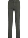 Pt Torino Straight Trousers With Pockets And Loops In Green