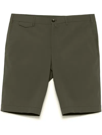 Pt Torino Slim-cut Chino Shorts In Green
