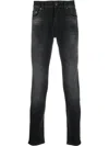 Pt Torino Jeans Denim Stretch Belt Loops In Schwarz