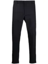 Pt Torino Tapered Slim-fit Trousers In Blue