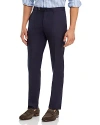 Pt Torino Slim Fit Flat Front Wool Trousers In 360