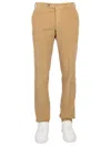 Pt Torino Tailored Trousers With Belt Loops And Pockets In Brown