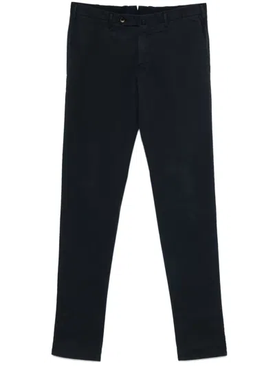 Pt Torino Slim-fit Trousers In Blau