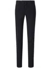 Pt Torino Dark Grey Stretch Cotton Chino Pant In Grigiomedio