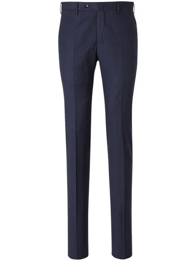 Pt Torino Slim-fit Trousers In Blue