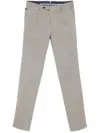 Pt Torino Slim-fit Trousers In Grey