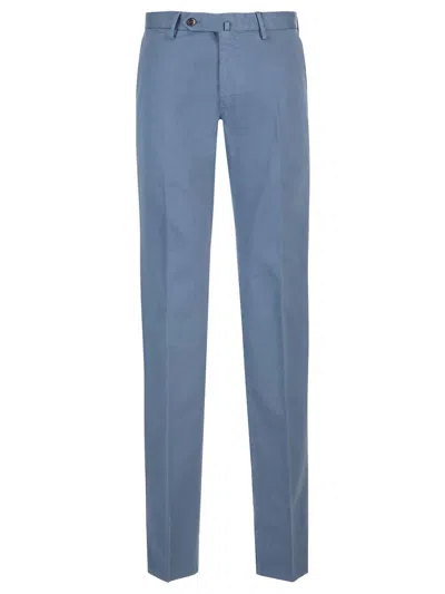 Pt Torino Slim Fit Trousers Light Blue