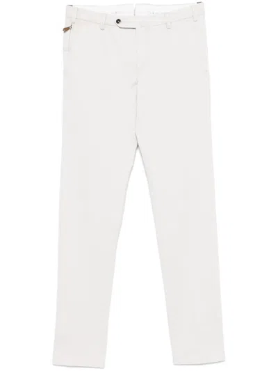 Pt Torino Slim-fit Trousers In Neutrals