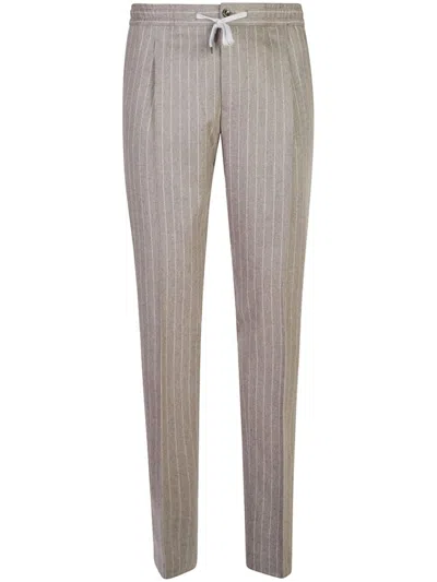 Pt Torino Slim-fit Trousers In Beige