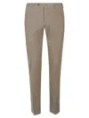 Pt Torino Stretch Virgin Wool Tailored Suit Pant In Nude