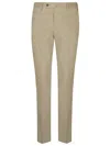 Pt Torino Button Trousers In Brown