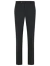 Pt Torino Rebel Trousers In Stretch Twill In Blue