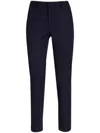 Pt Torino Stretch Viscose Trousers With Front And Back Pockets In Blue