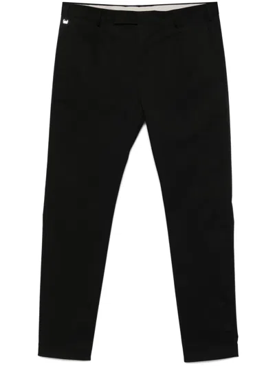 Pt Torino Slim Trousers In Black
