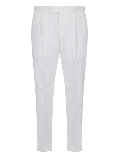 Pt Torino Slim Pants In White