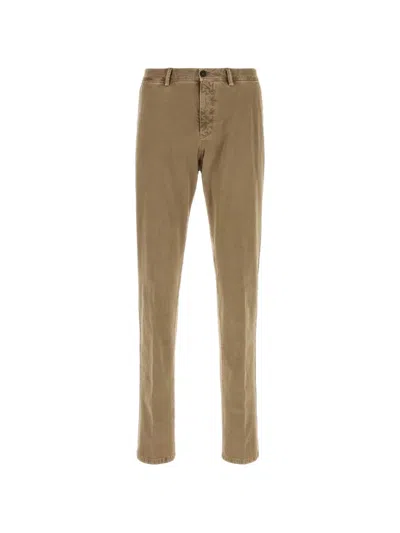 Pt Torino Slim-fit Chino Trousers In Brown
