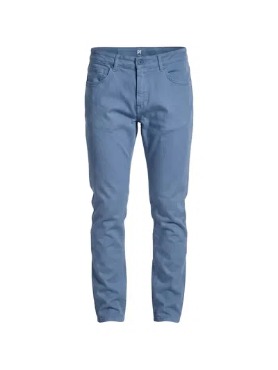 Pt Torino Slim-fit Five-pocket Jeans In Blue