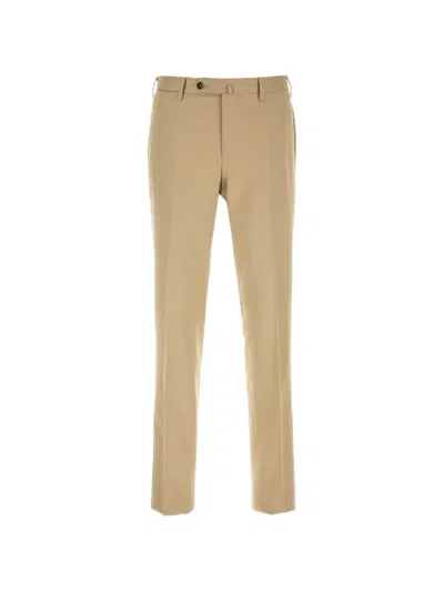Pt Torino Slim-fit Tailored Trousers In Neutral