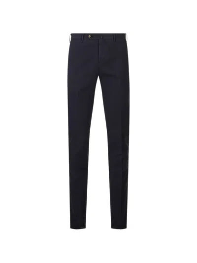 Pt Torino Slim-fit Tailored Trousers In Black