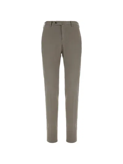 Pt Torino Tailored Mid Rise Slim Fit Trousers In Animal Print