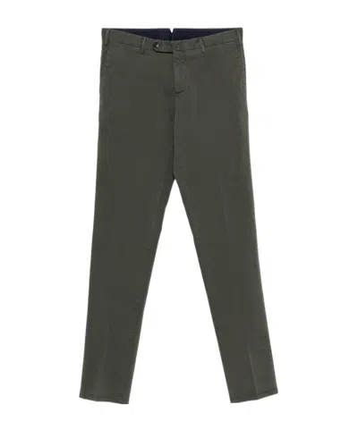Pt Torino Slim-fit Trousers In Green
