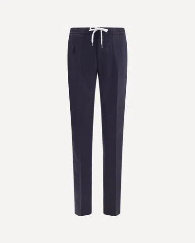 Pt Torino Drawstring Elasticated-waist Trousers In Blue
