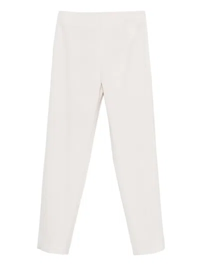 Pt Torino Split-ankle Trousers In White