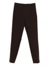 Pt Torino Tailored Black Trousers With Straight-leg Cut In Multi