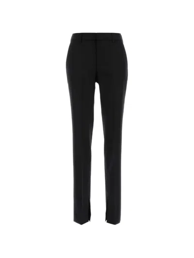 Pt Torino Split-cuff Tailored Trousers In Black
