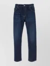 Pt Torino Stitched Denim Trousers Belt Loops In Blue