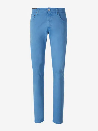 Pt Torino Straight Jazz Jeans In Blue