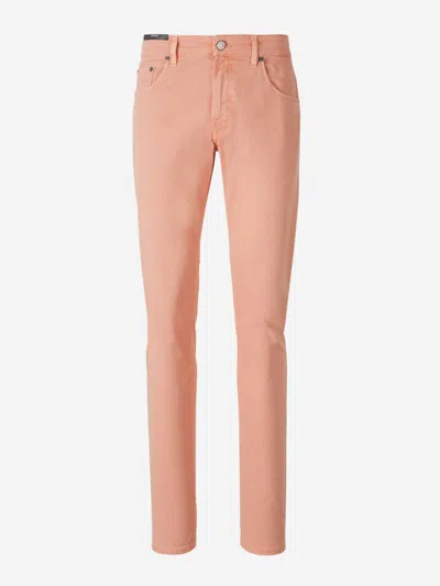 Pt Torino Straight Jazz Jeans In Orange