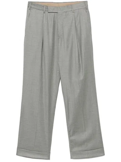 Pt Torino Straight-leg Chinos In Grey