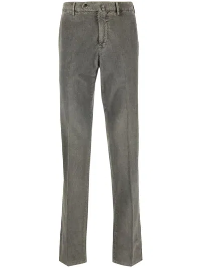 Pt Torino Straight-leg Corduroy Chinos In Green