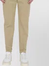 Pt Torino Beige Cotton Trousers In Neutral