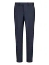 Pt Torino Straight-leg Cuffed Trousers In Blue